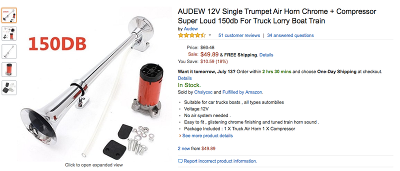 Illustration for article titled The Four Worst Car Things From Prime Day Are Somehow Also The BestÂ